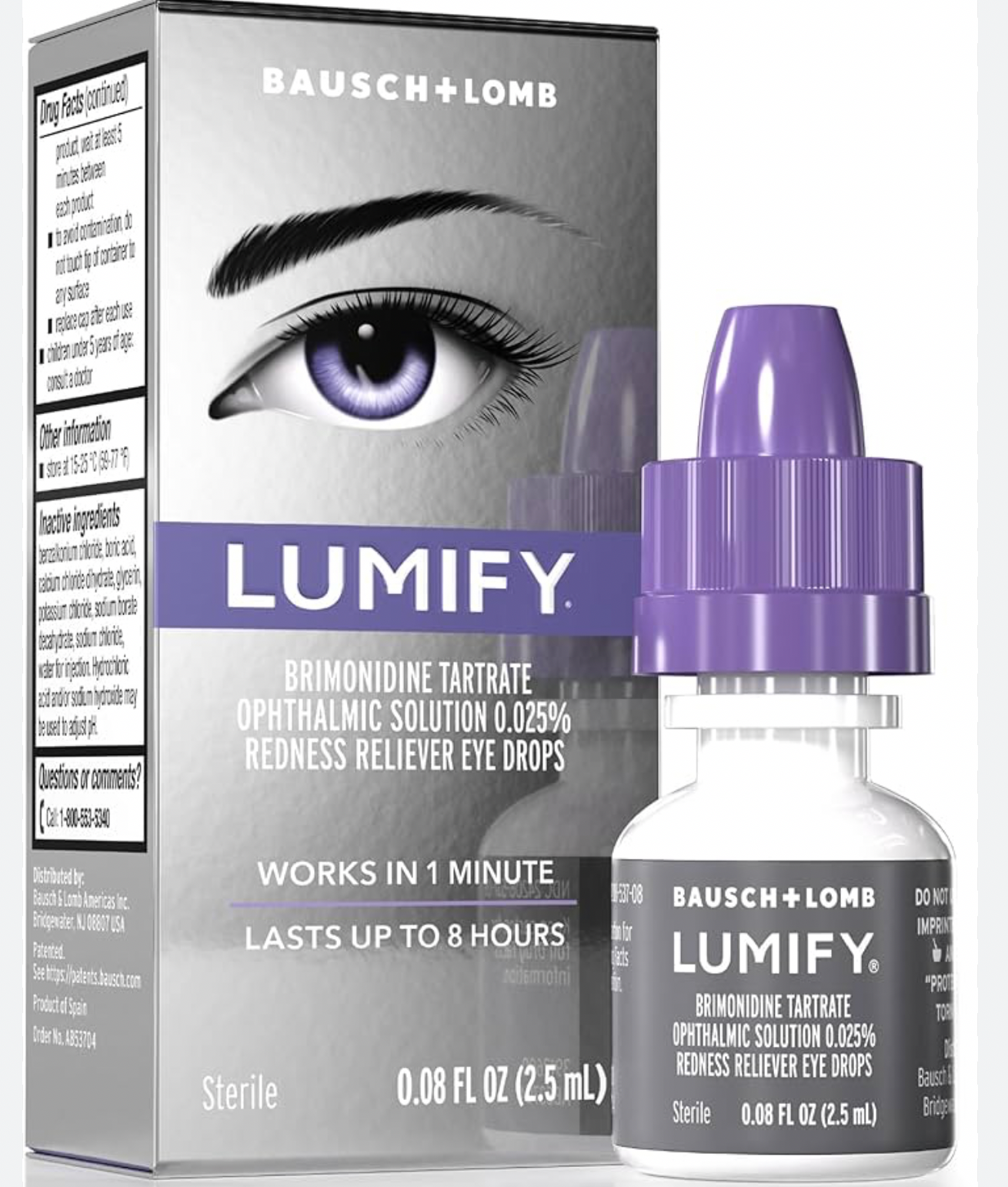 Lumify Eye Drops for Redness Relief 2.5ml